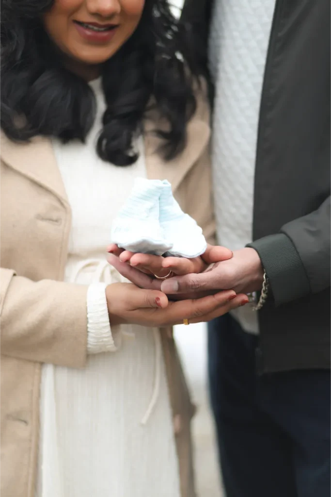 engagement ring close up outdoor