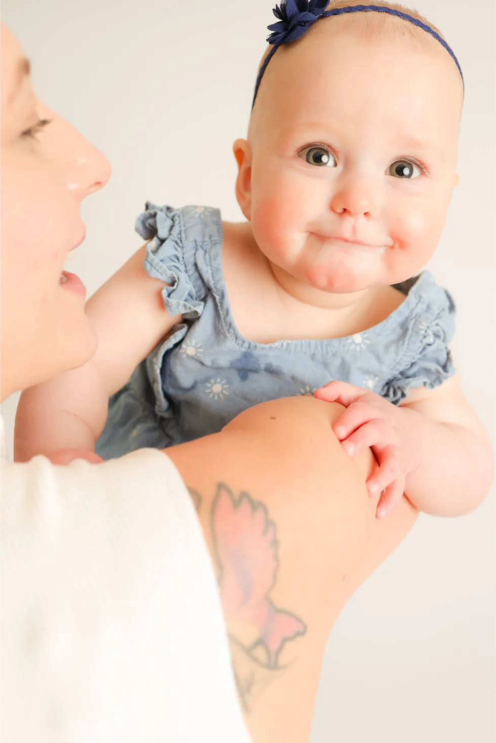 Baby And Mother Soft Light Portrait, photo 1