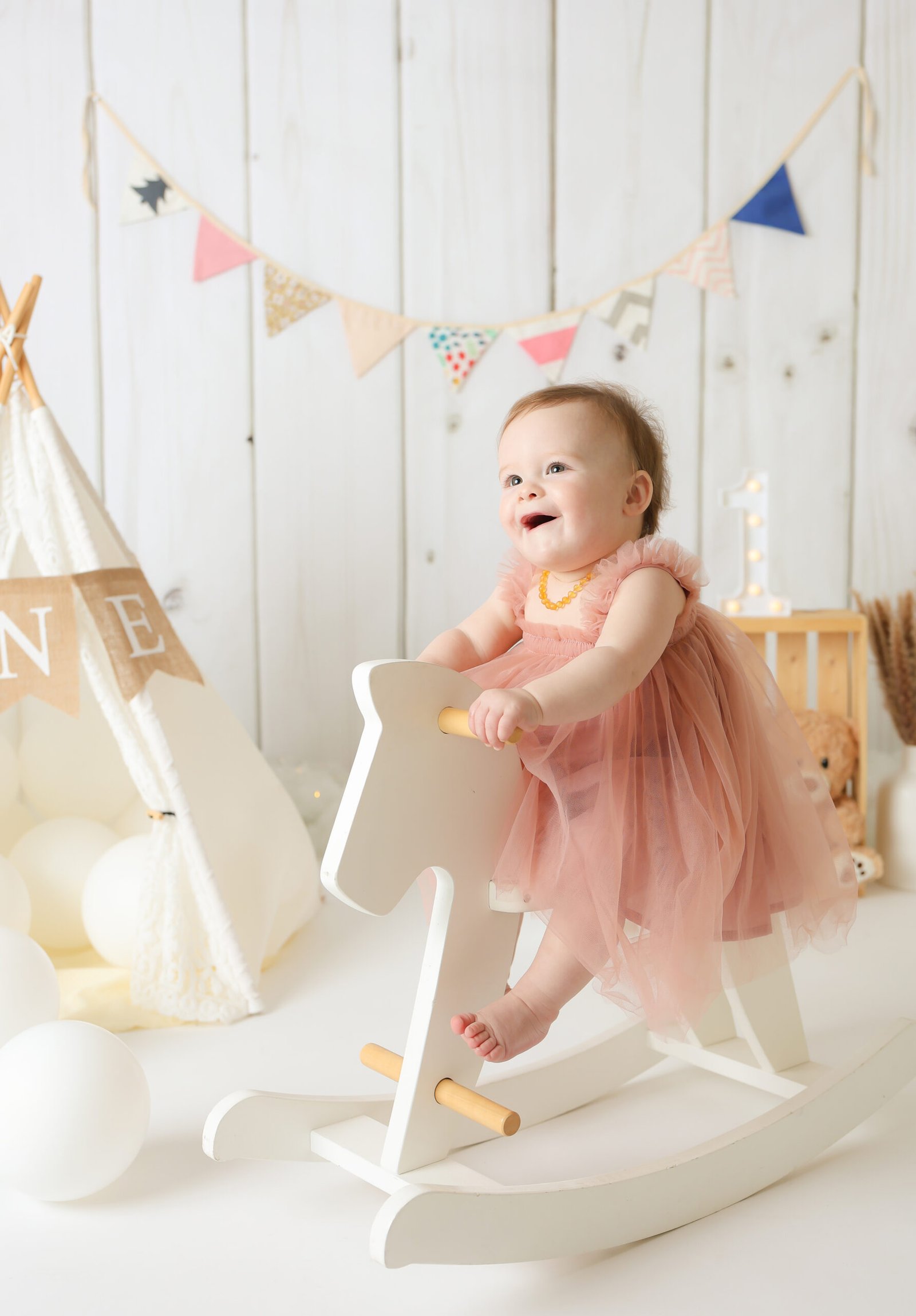 Baby Girl First Birthday Rocking Horse, photo 4
