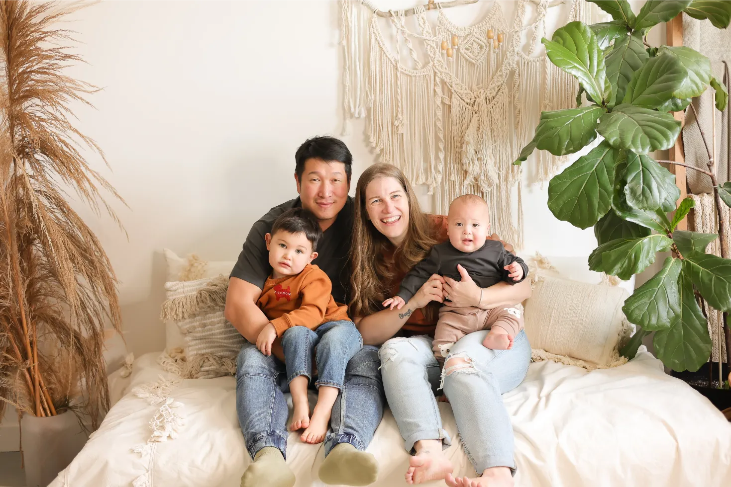 Family Neutral Studio Portrait, photo 3