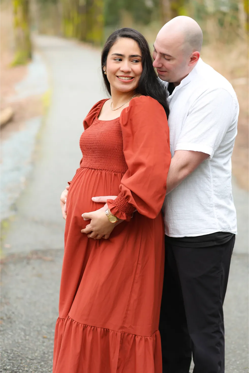 Maternity Couple Outdoor Portrait, photo 3