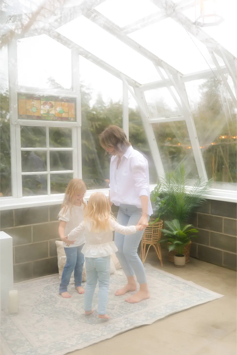Mother Daughter Greenhouse Portrait, photo 4
